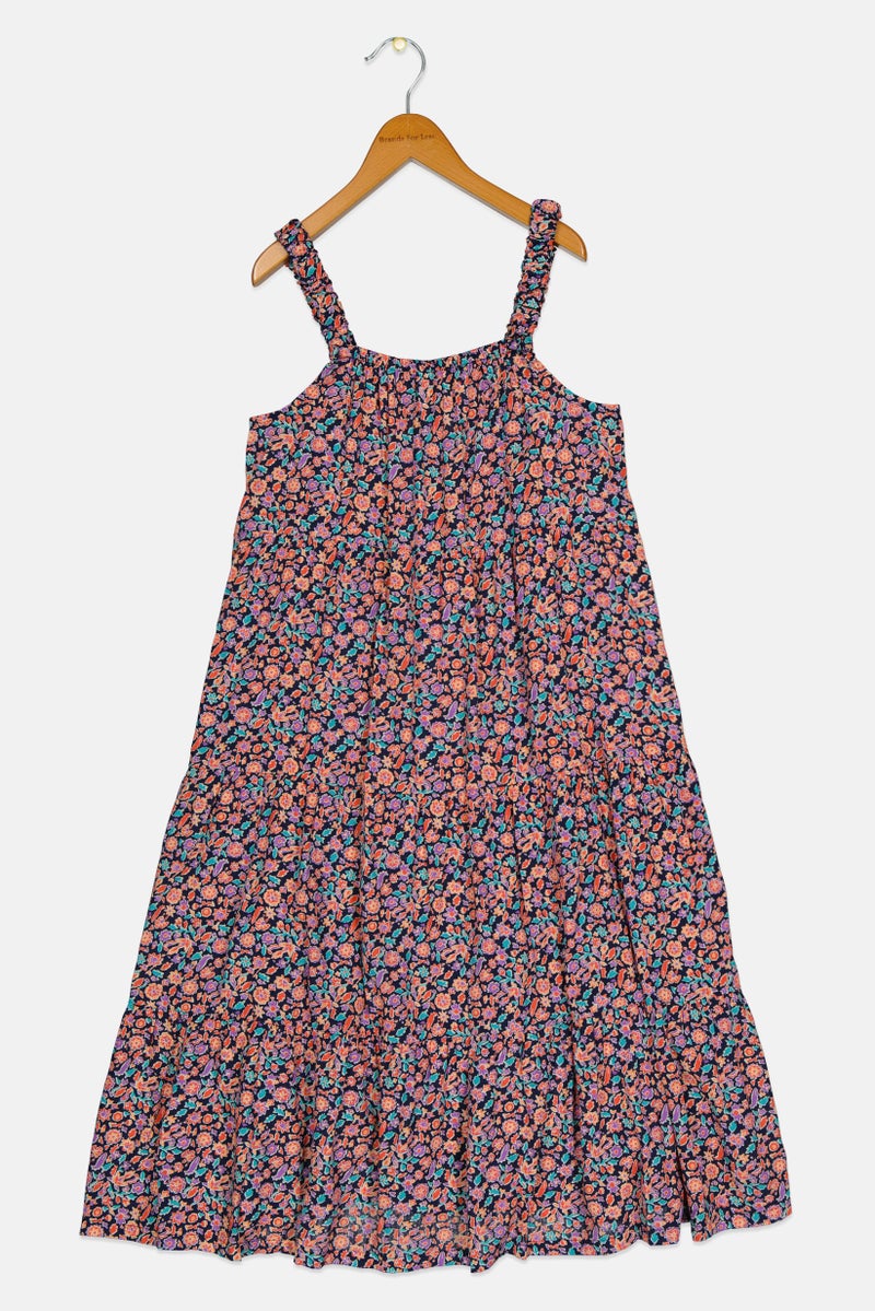 GAP Kids Girl Allover Print Mini Dress, Multicolor - Image 1